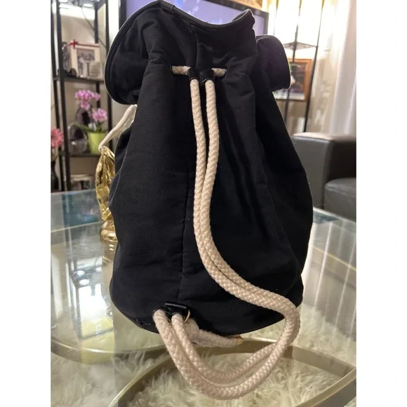 Chanel Canvas Drawstring Bucket Bag - Picture 3 of 15